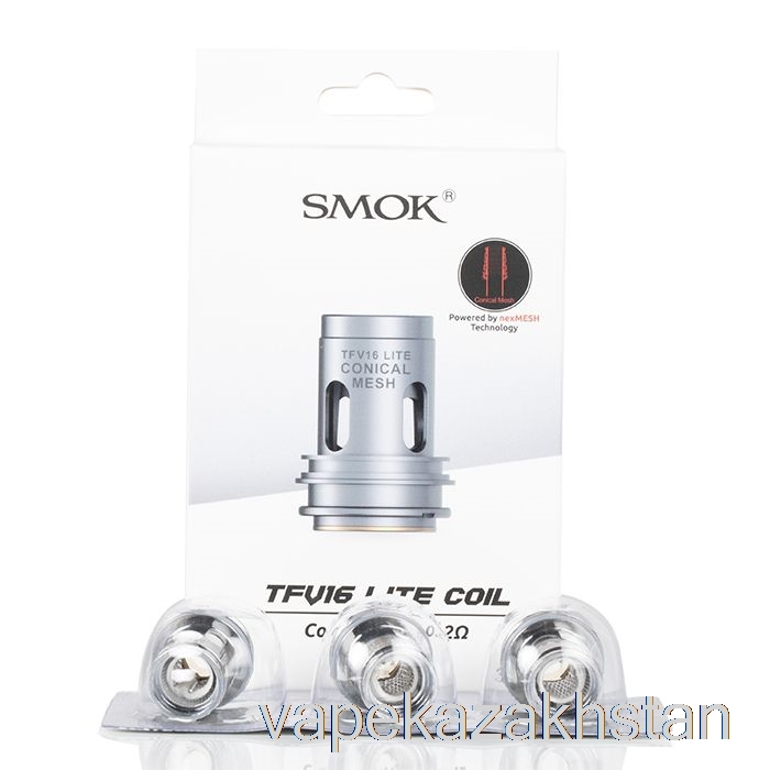 Vape Kazakhstan SMOK TFV16 LITE Replacement Coils 0.2ohm Conical Mesh Coils
